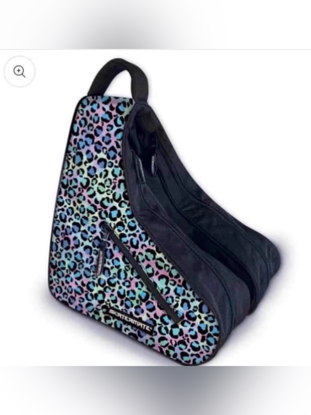 Skatermate roller skate and ice skate Tote Sling Bag  in Rainbow Leopard Prin